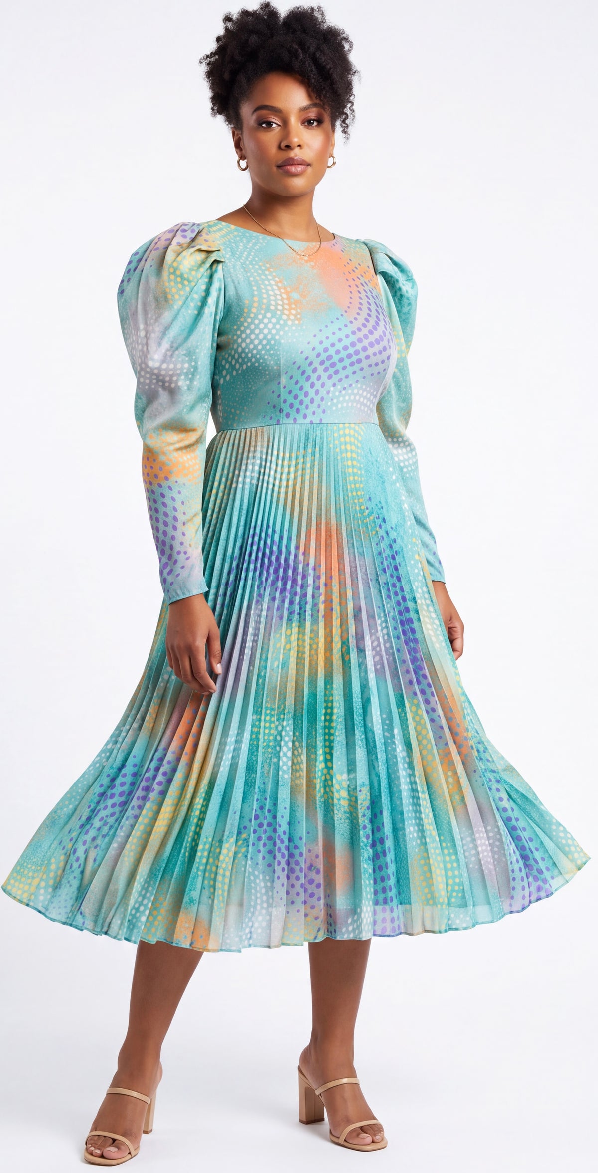 Midi skater dress
