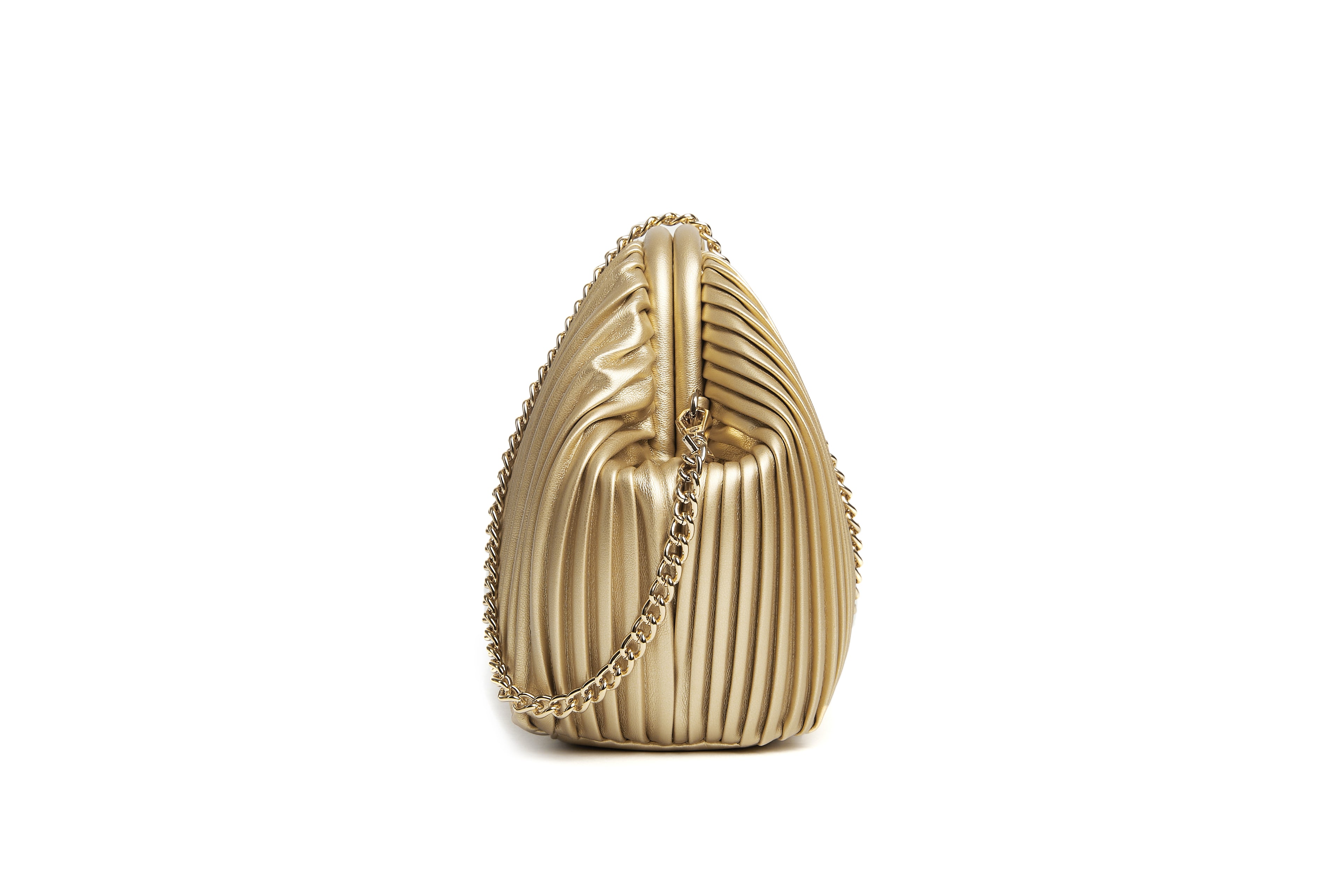 Gold clutch extra large bag