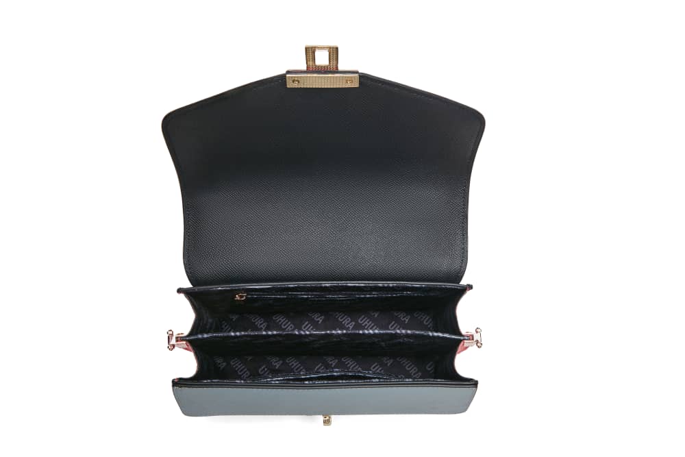 Multi black crossbody bag