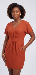 Mini tan dress