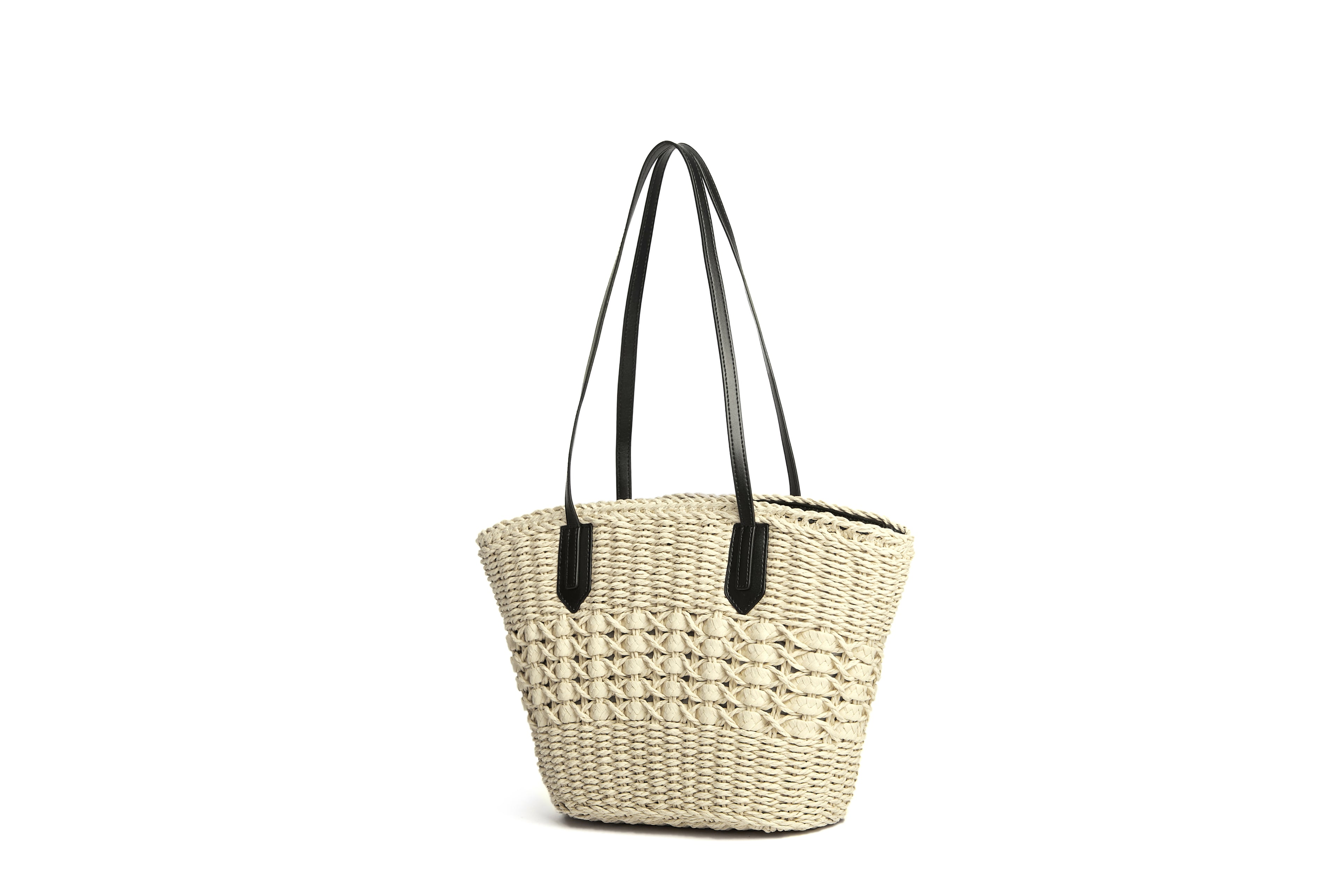 Blck basket medium size bag