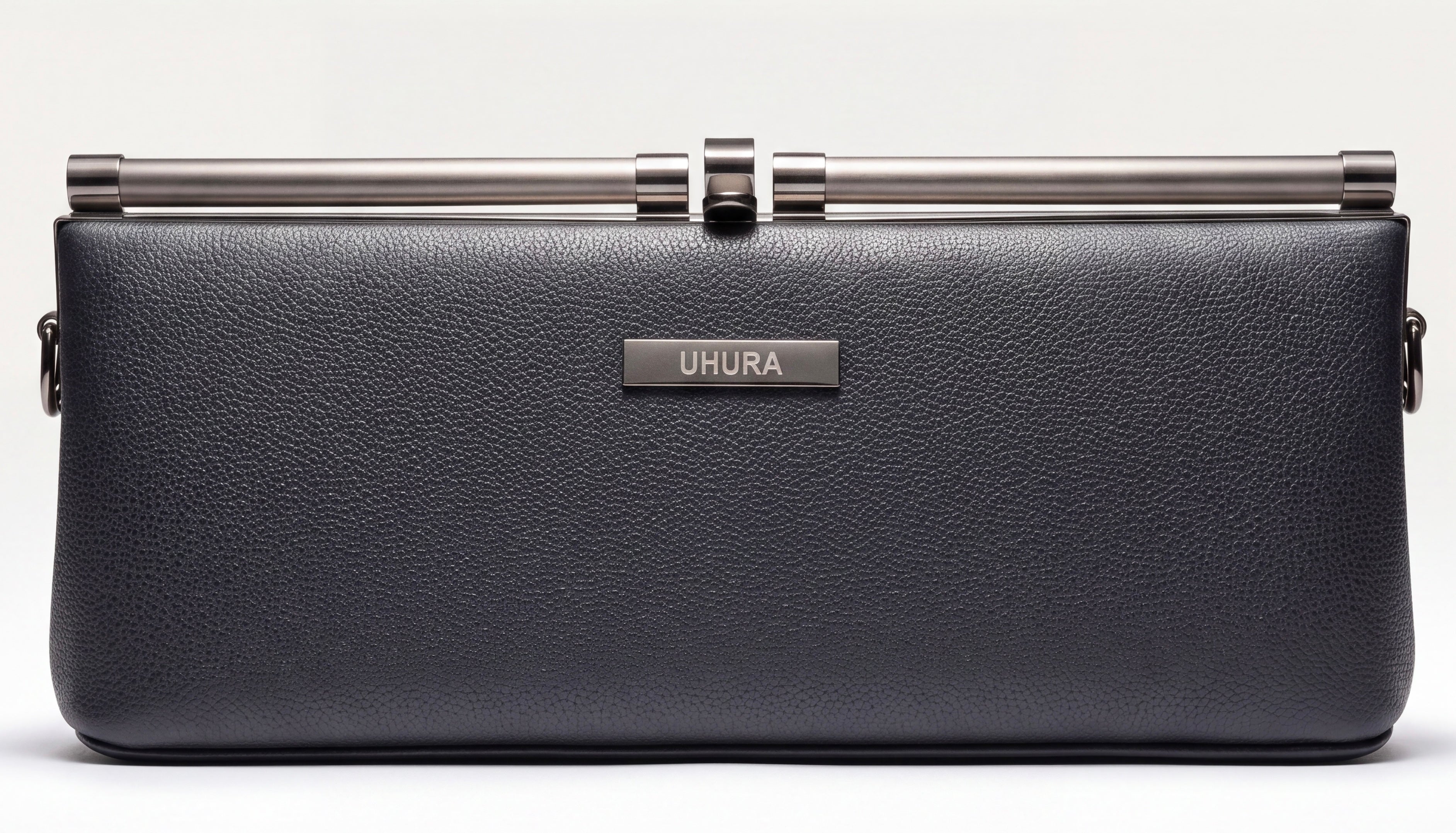 Black clutch bag