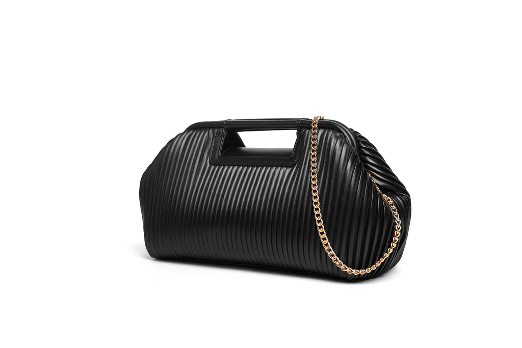 Black clutch large size bag