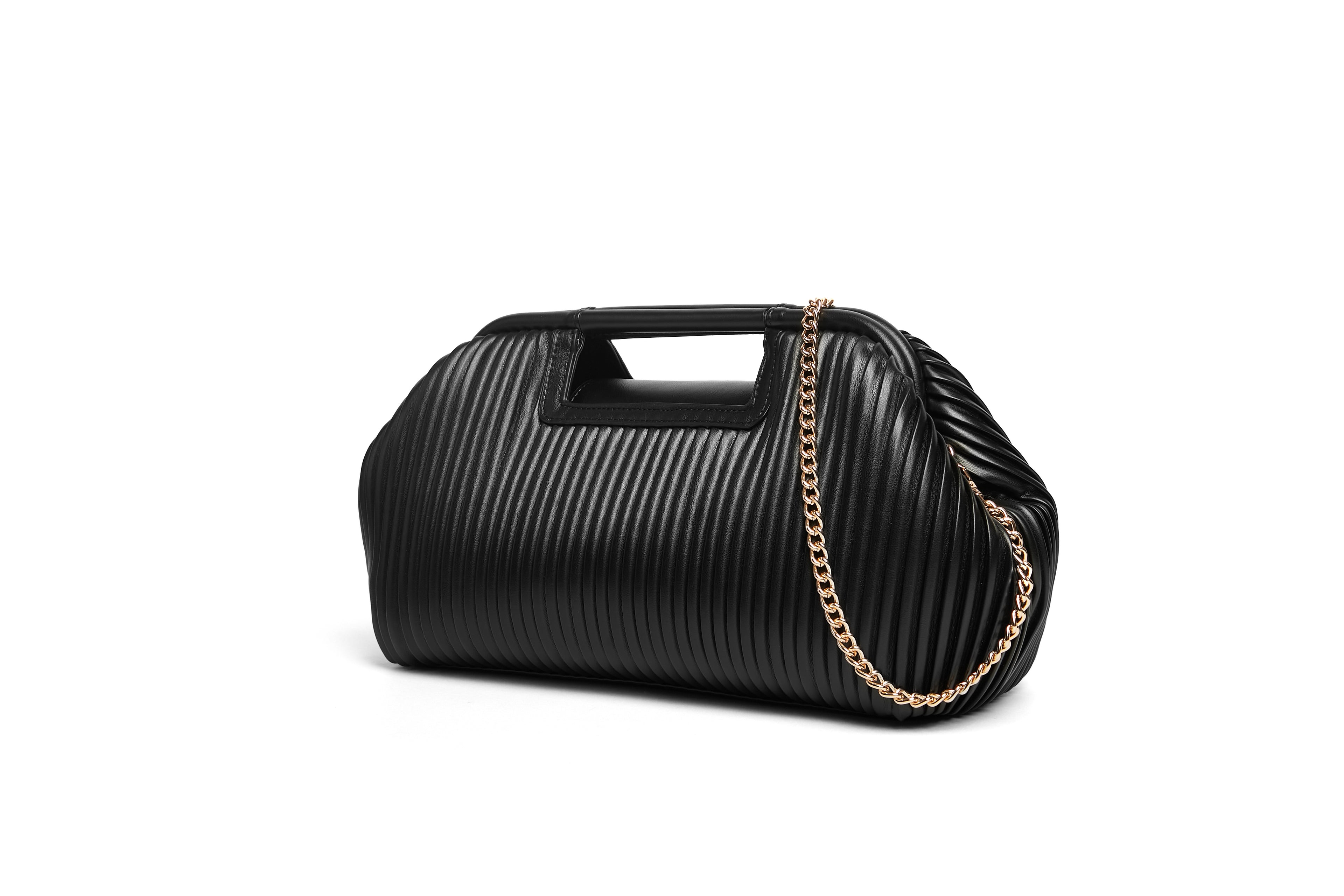 Black clutch large size bag