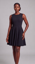 Black skater dress