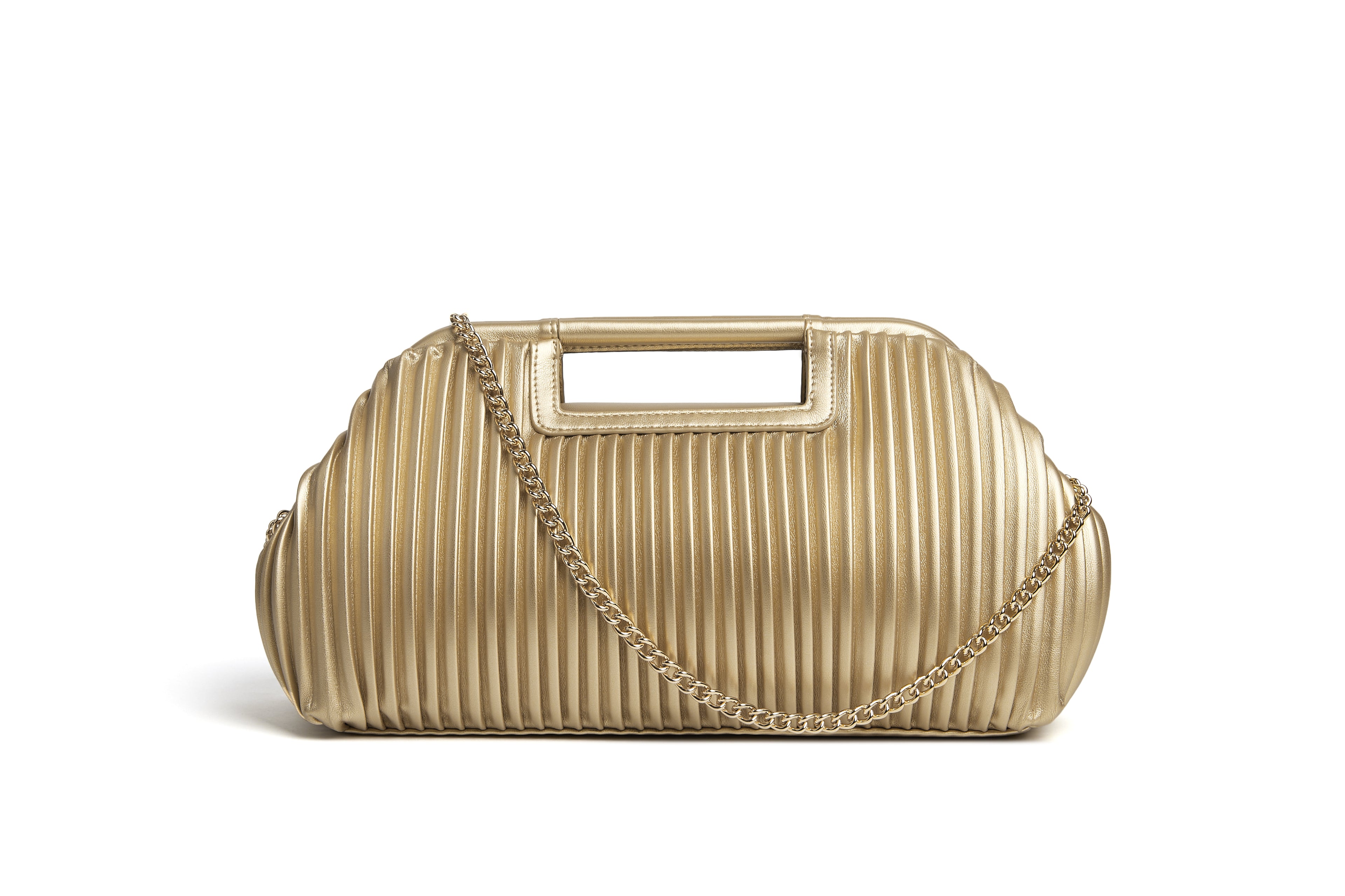 Gold clutch extra large bag