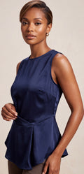 Navy blue top