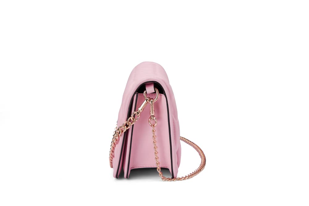 Baby pink Ruched bag