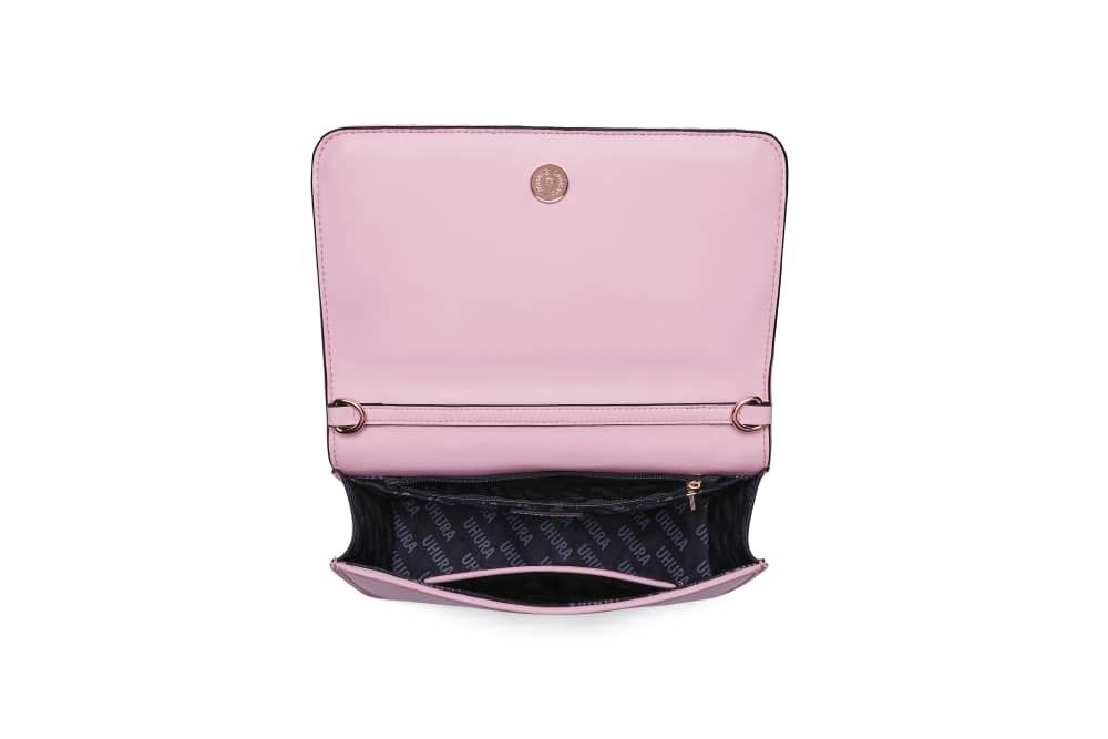 Baby pink Ruched bag