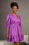 Purple skirt dress