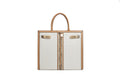Large cream box bag