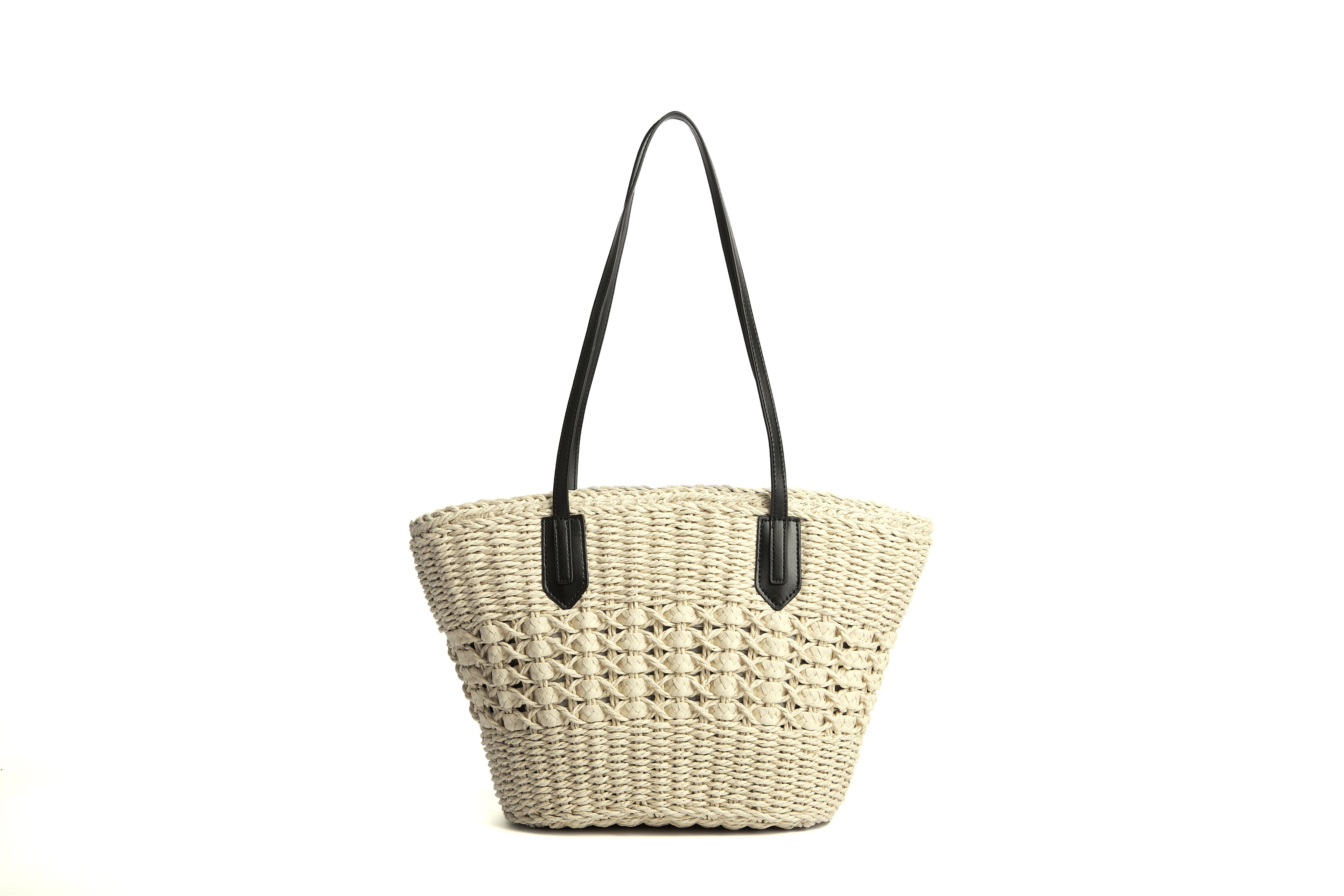Blck basket medium size bag