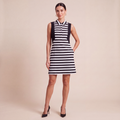 Collared mono shirt dress