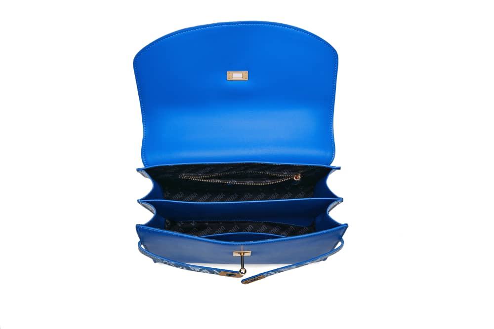Blue medium size office bag
