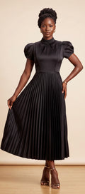 Midi black dress