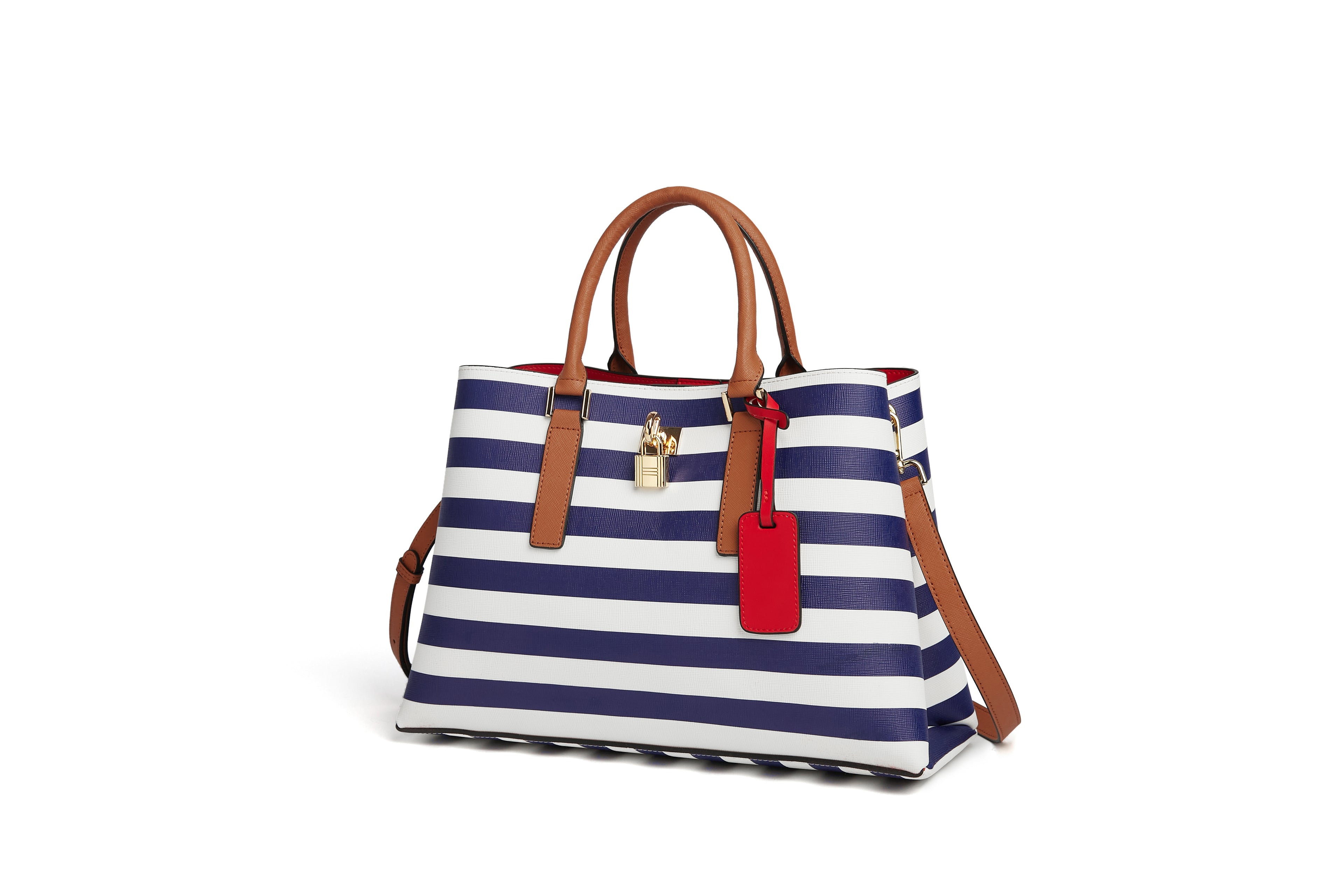 Blue mono chrome medium bag
