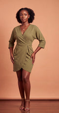 Mini wrap dress