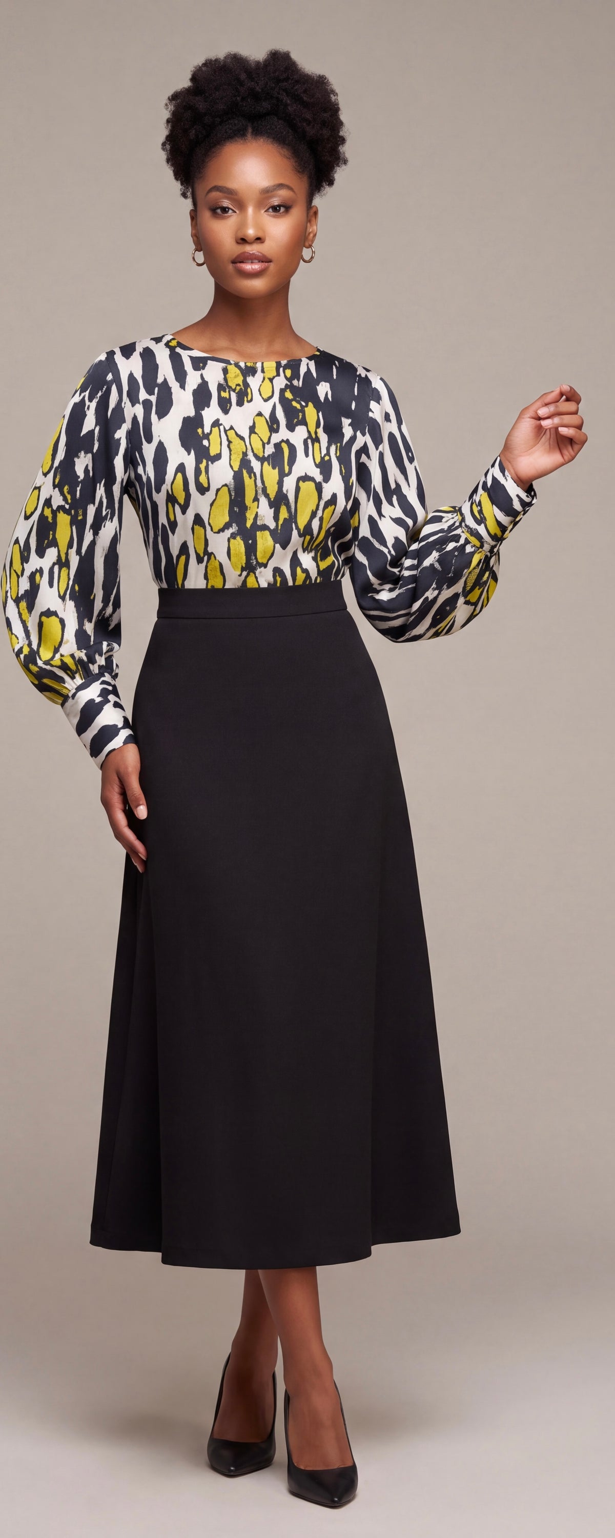 2 in 1 midi dress