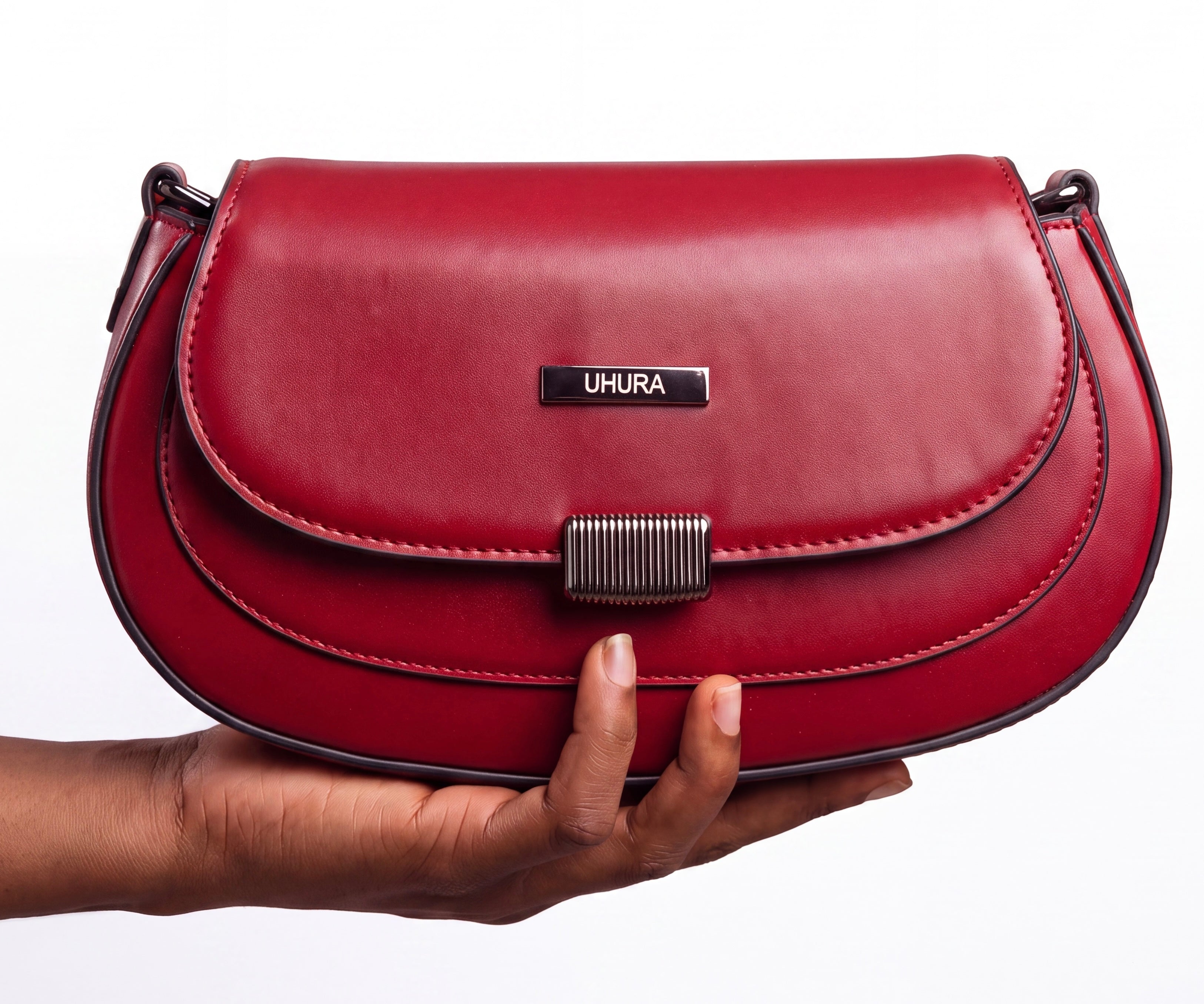Red crossbody bag