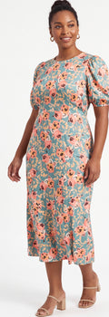 Midi floral dress