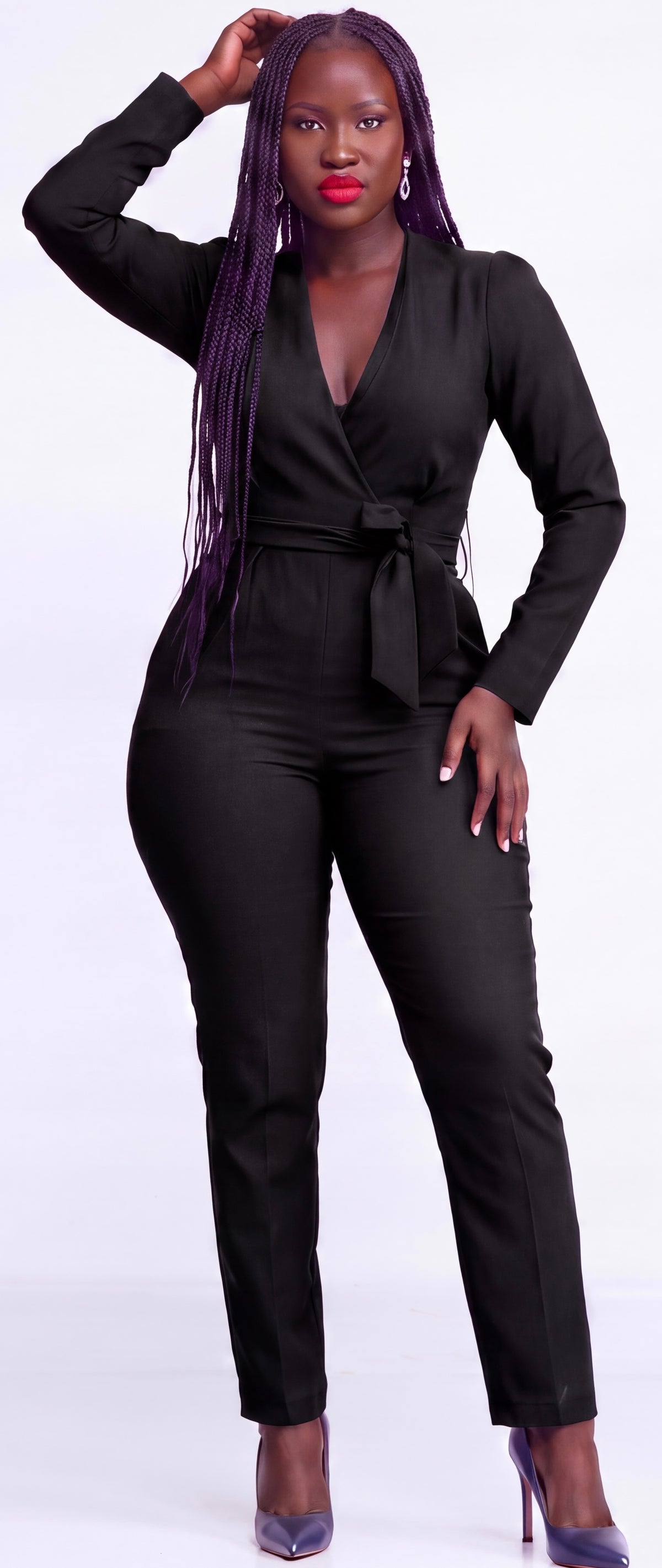 Black jumpsuit
