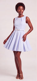 Blue skater dress