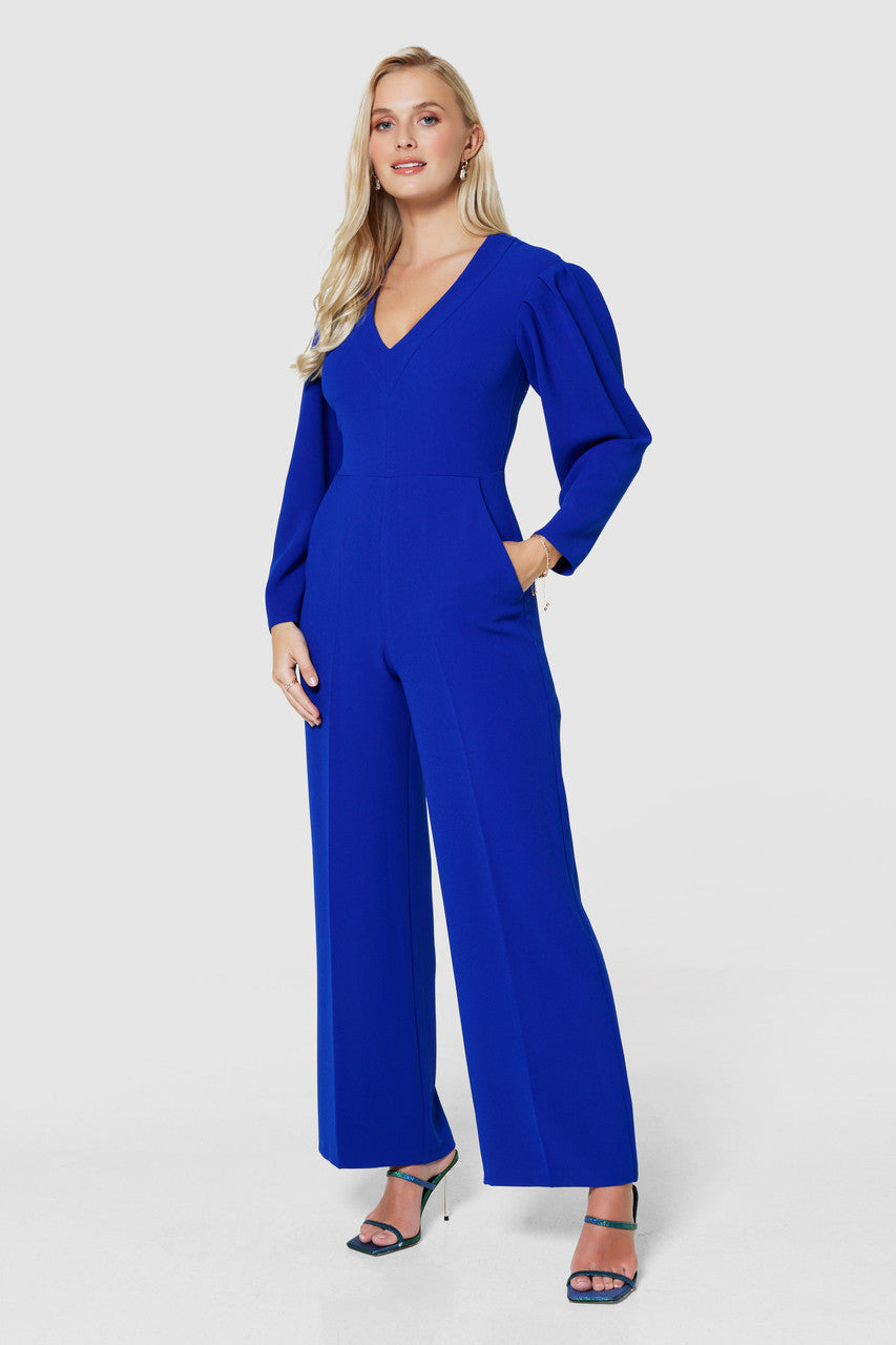 Royal blue jumpsuit