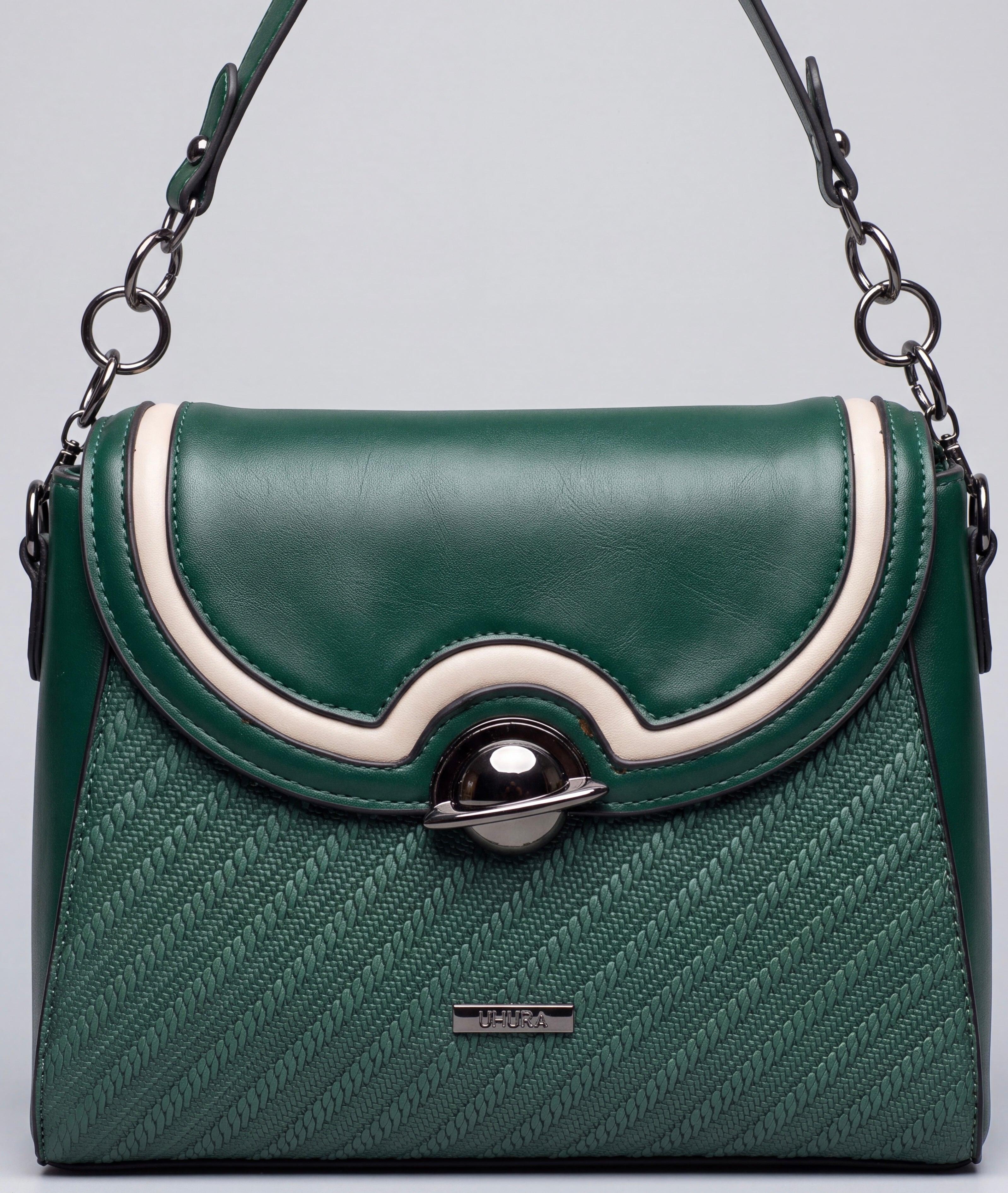 Green  medium size bag