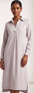 Midi shirt dress