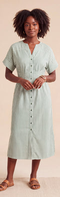 Midi stripped dress