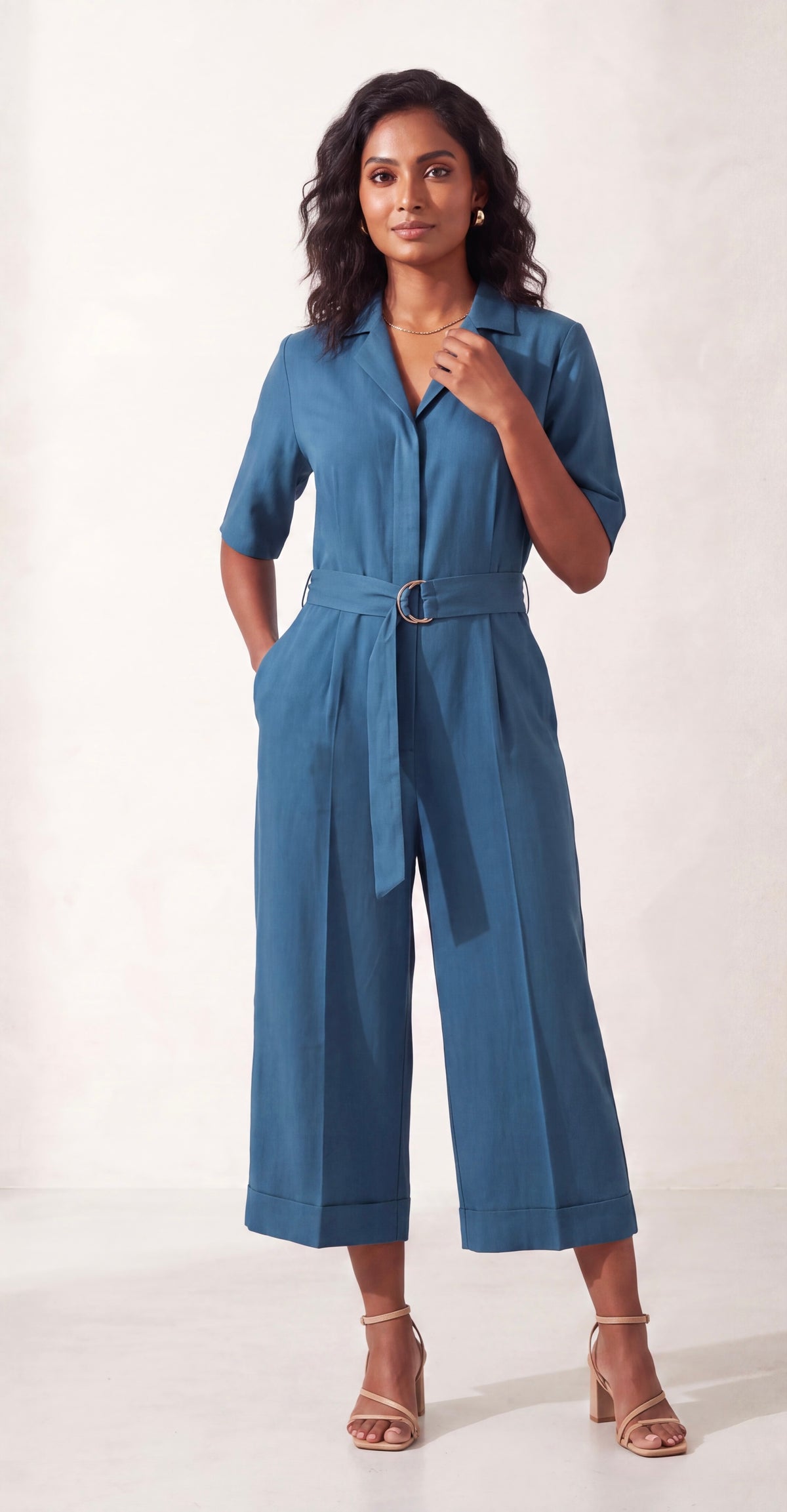 Teal jumpsuit