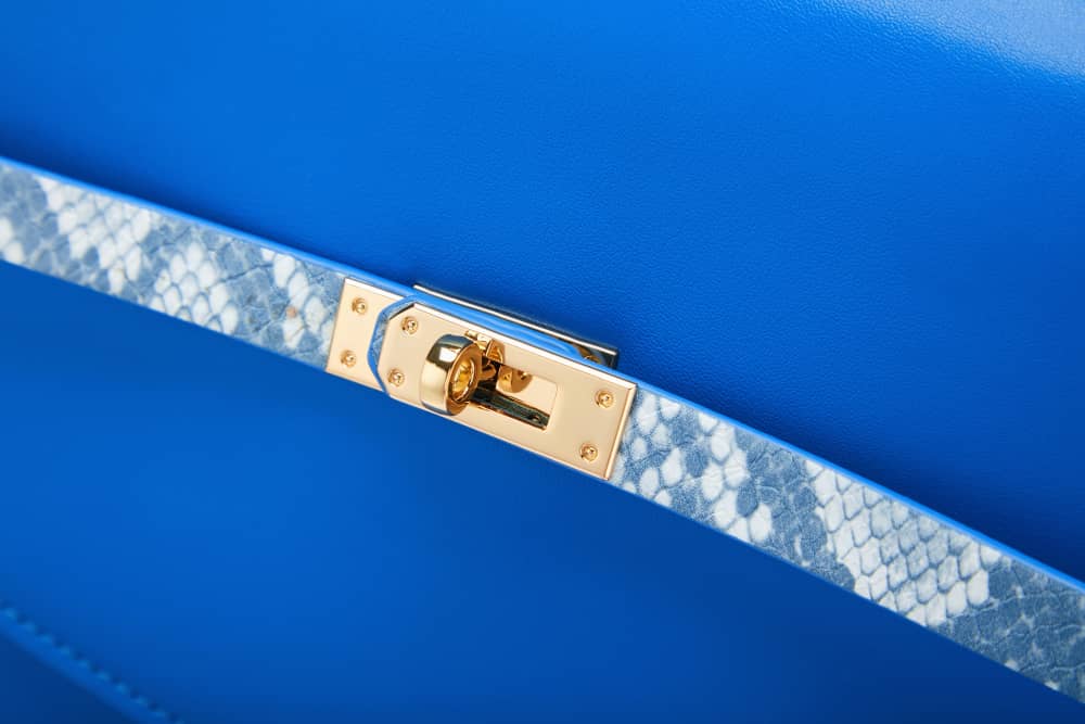 Blue medium size office bag