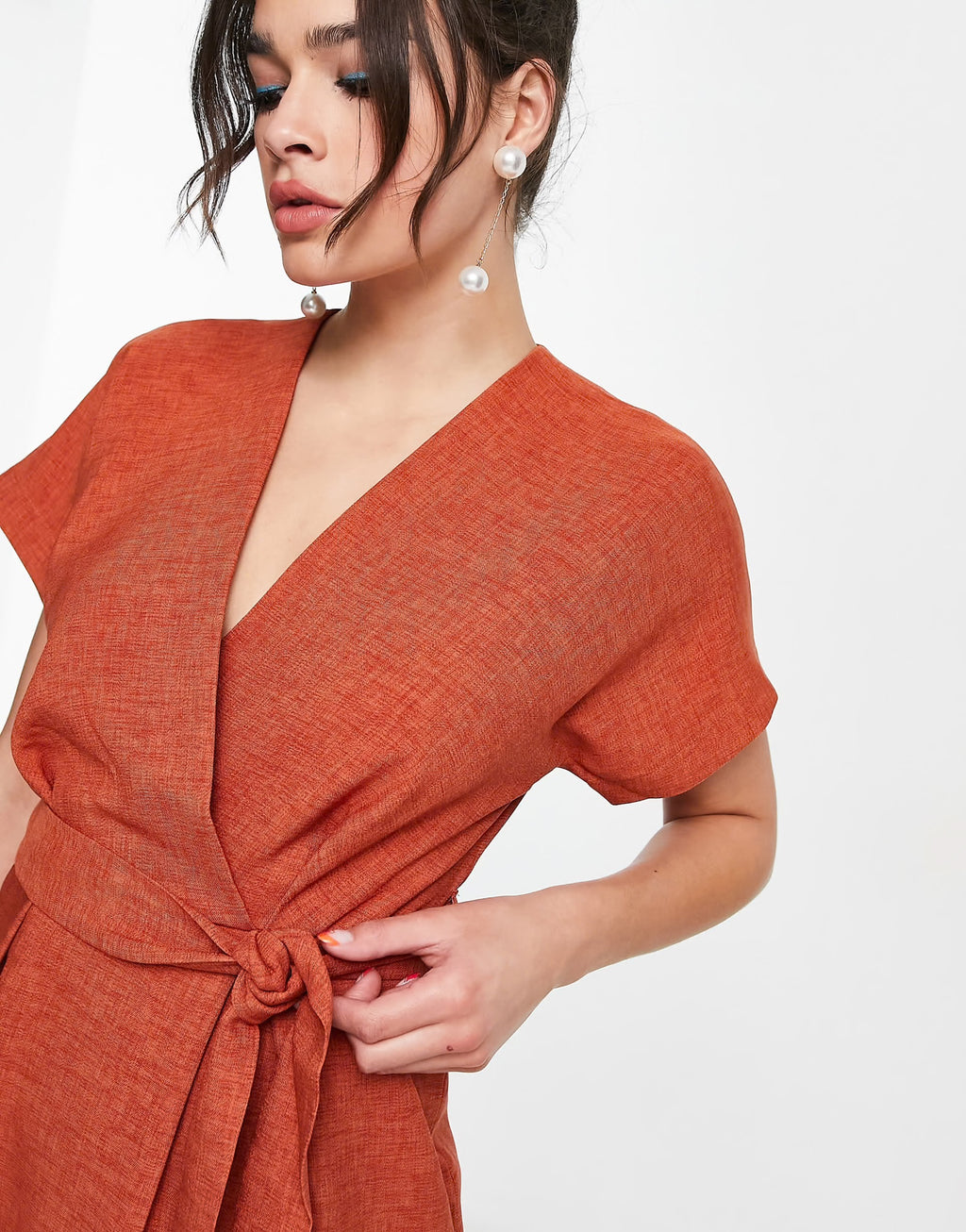 Mud wrap dress