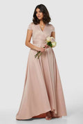 Blush maxi dress