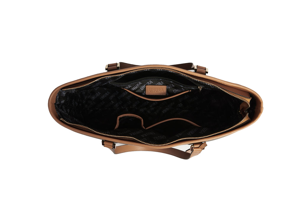 Black large tote bag