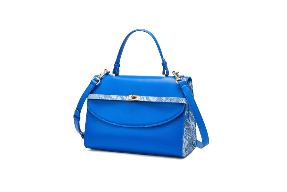 Blue medium size office bag