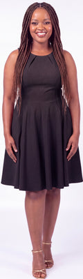 Black skater dress