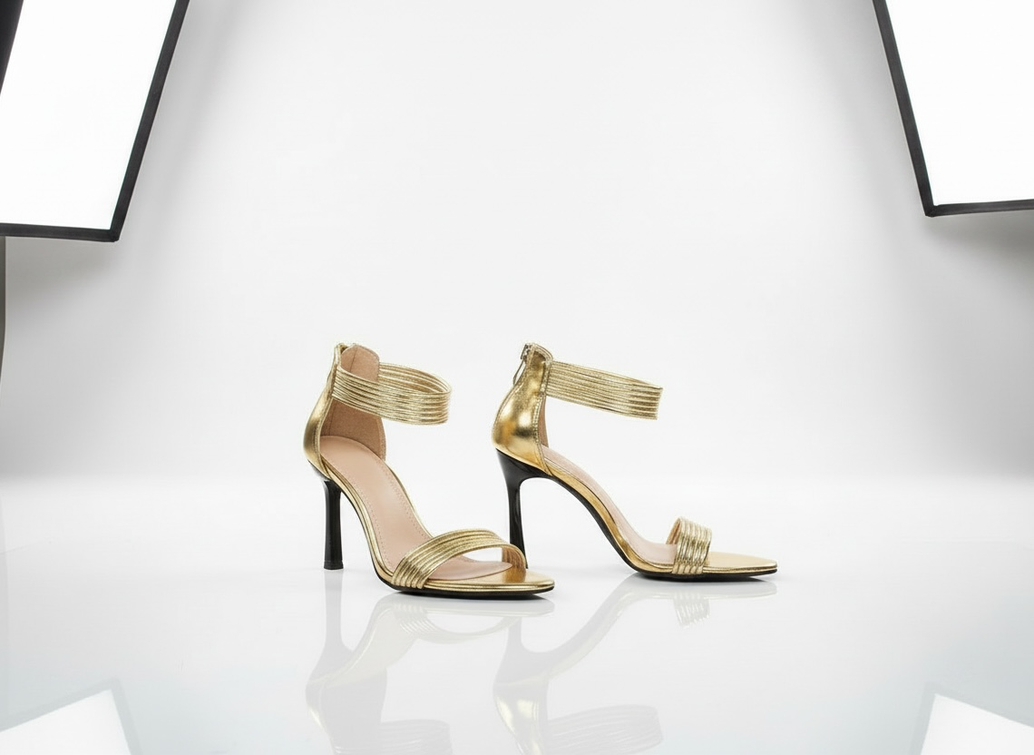 Gold sandals