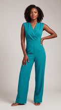 Teal jumpsuit
