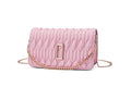 Baby pink Ruched bag