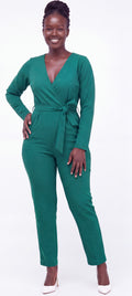 Green jumpsuit