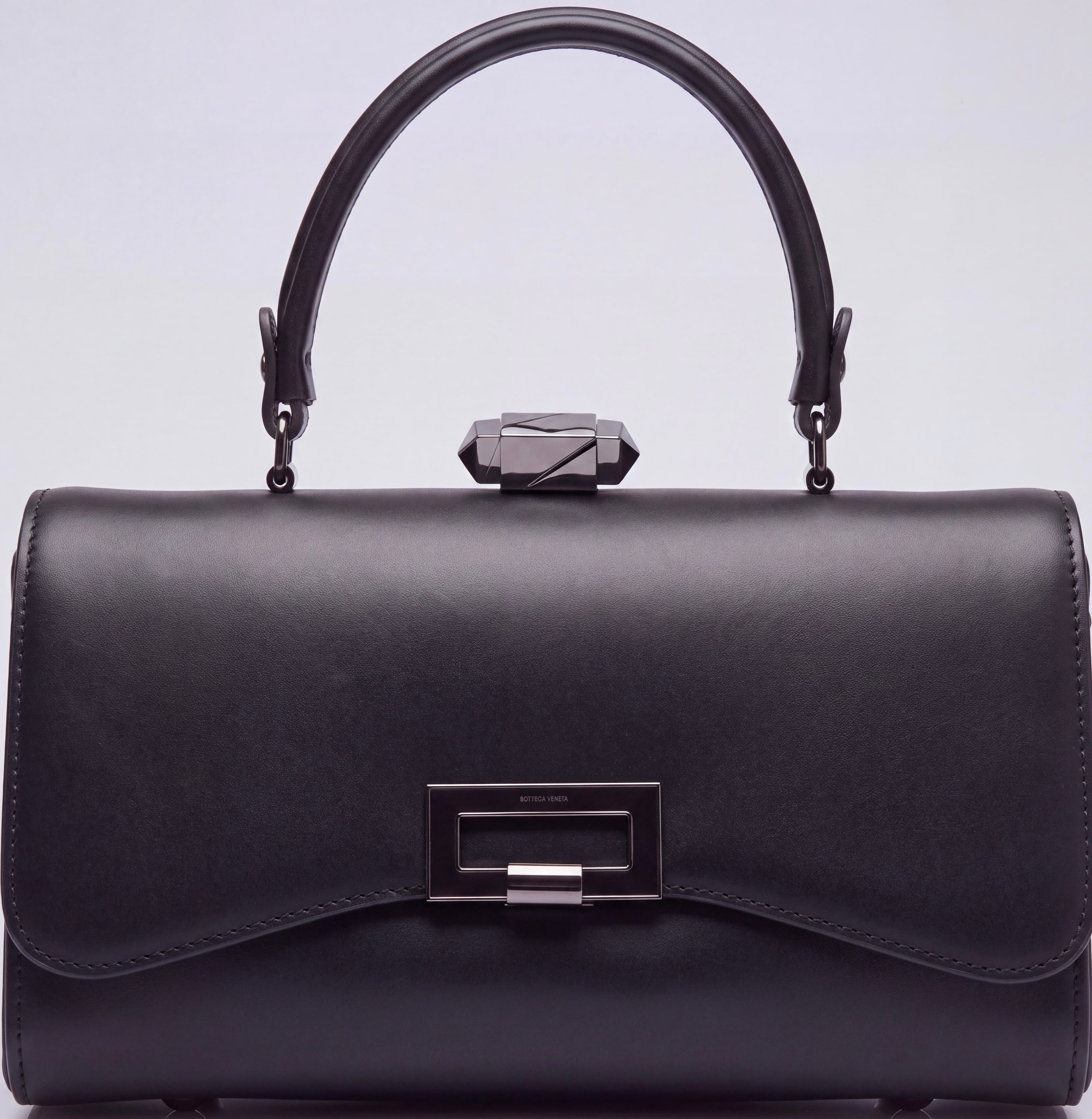Black clutch bag