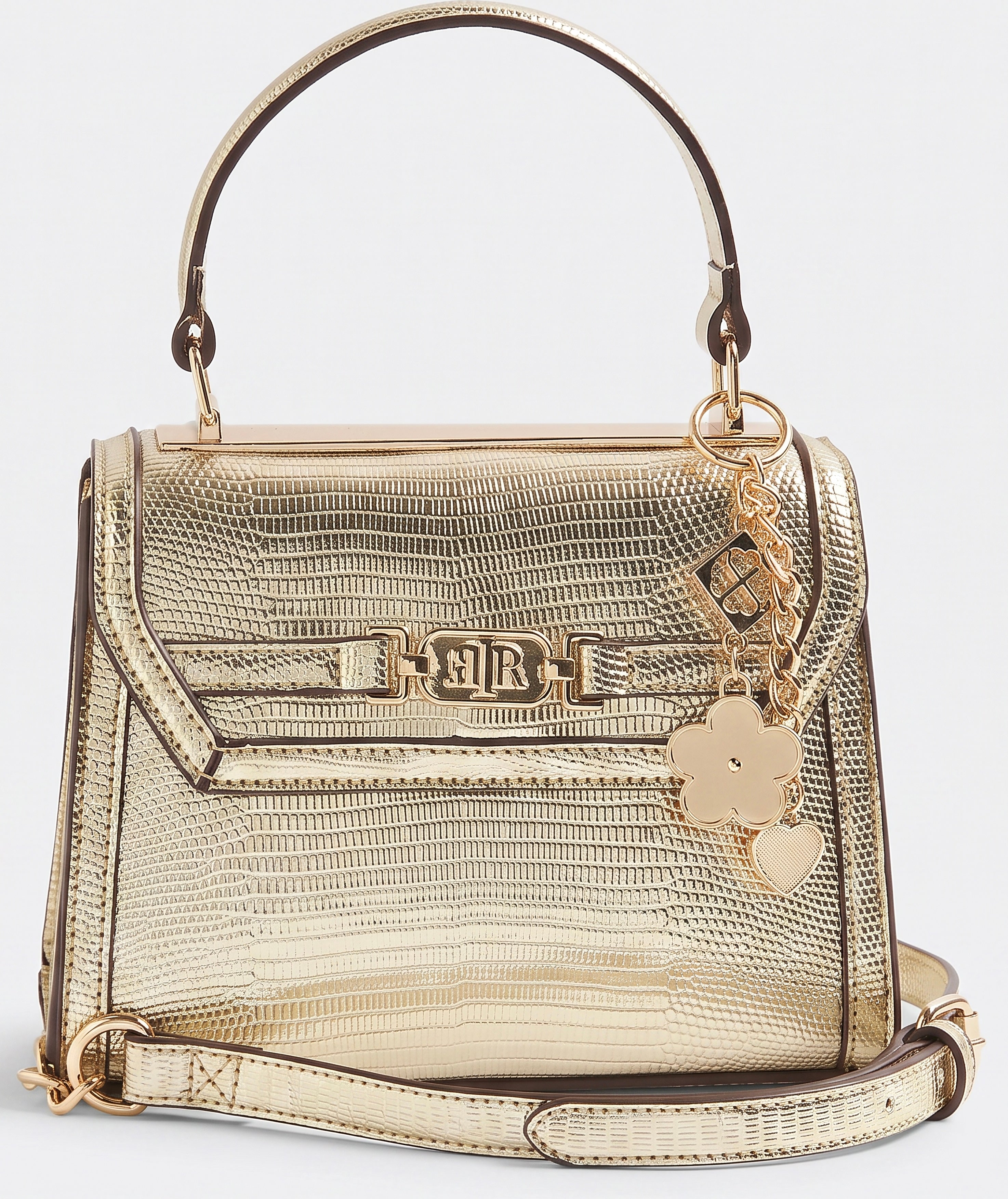 Gold mini bag
