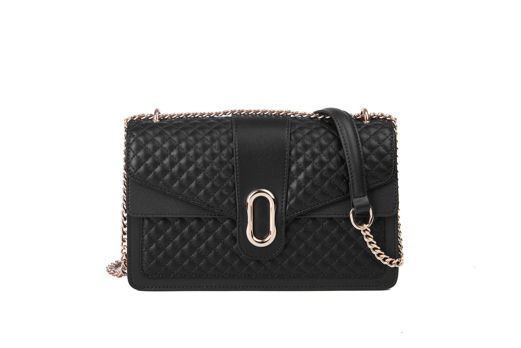 Black buckle bag