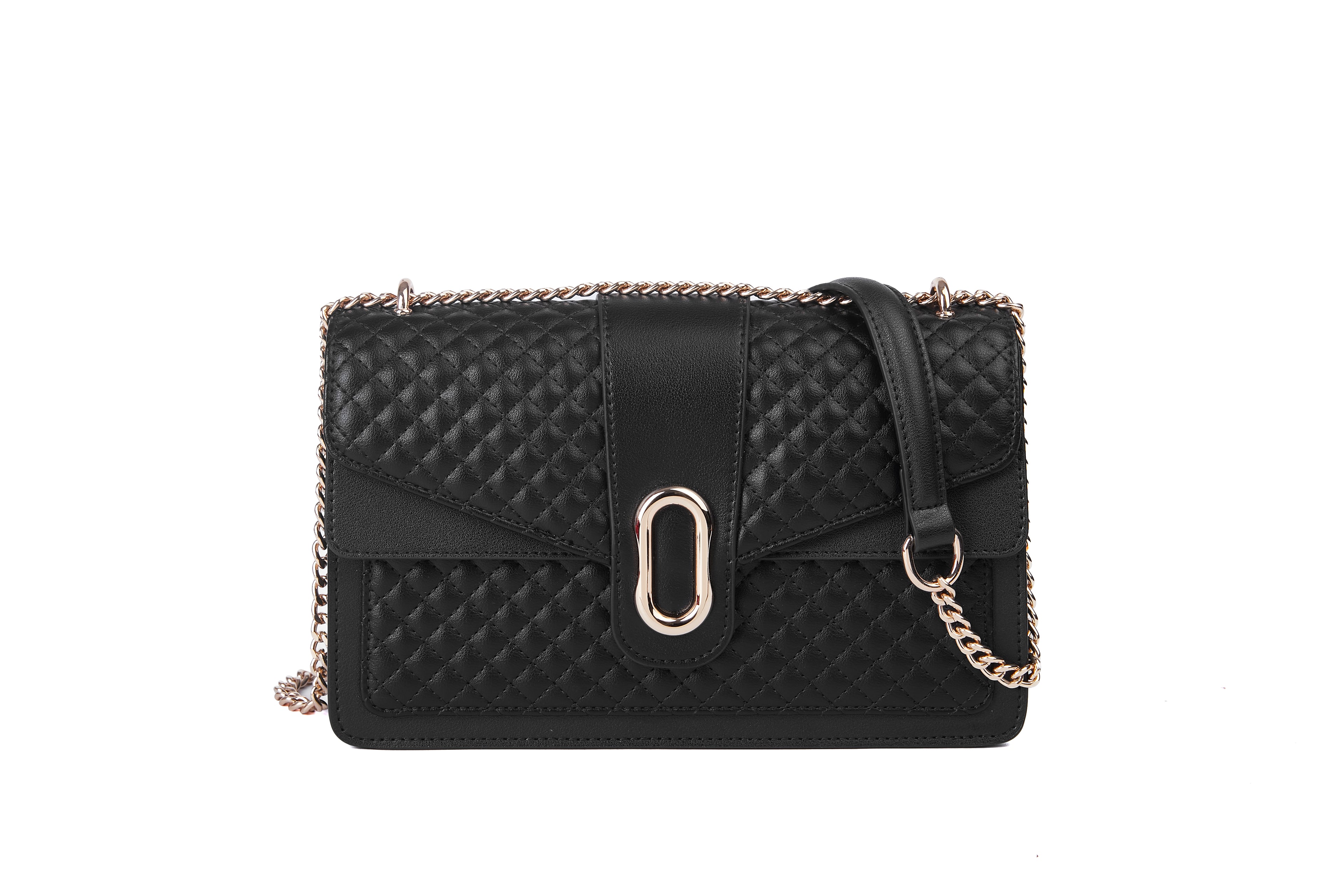 Black buckle bag