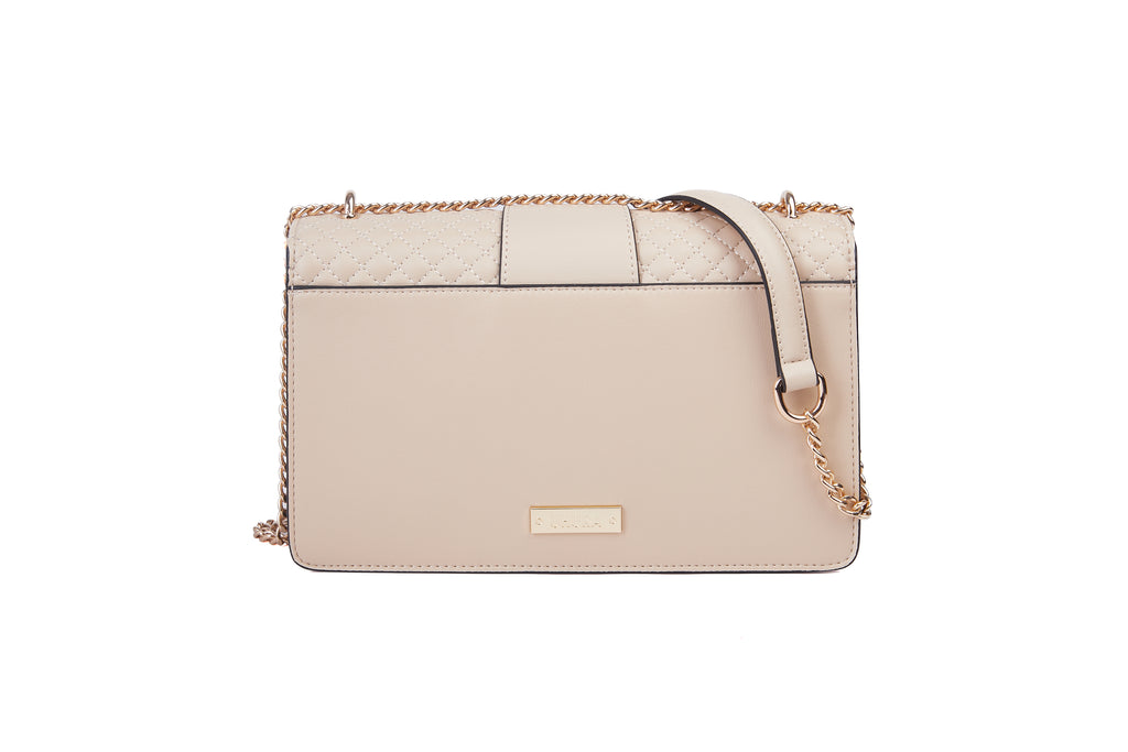 Nude buckle bag