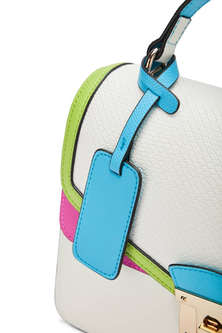Multi colored crossbody bag