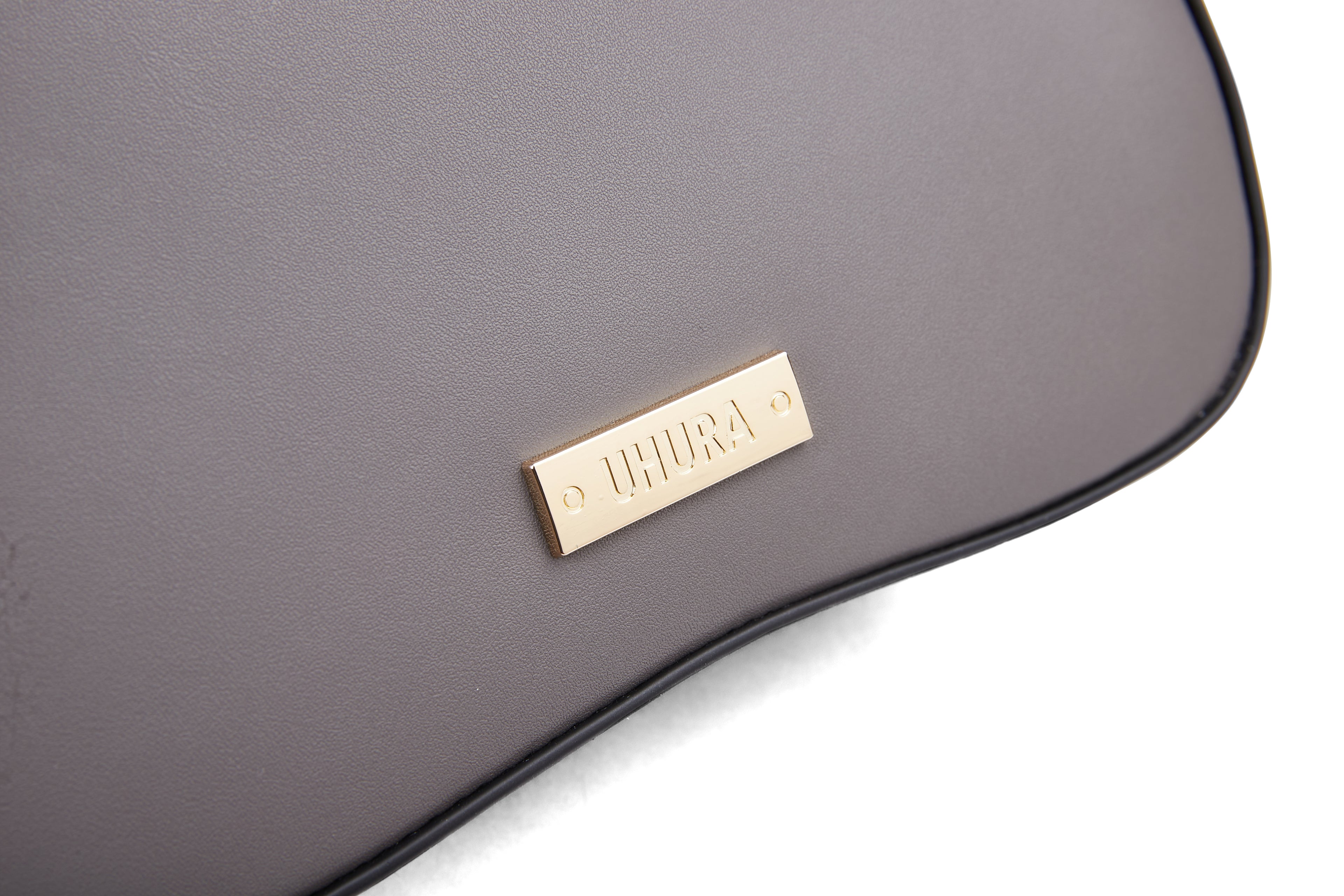 Grey medium size buckle bag