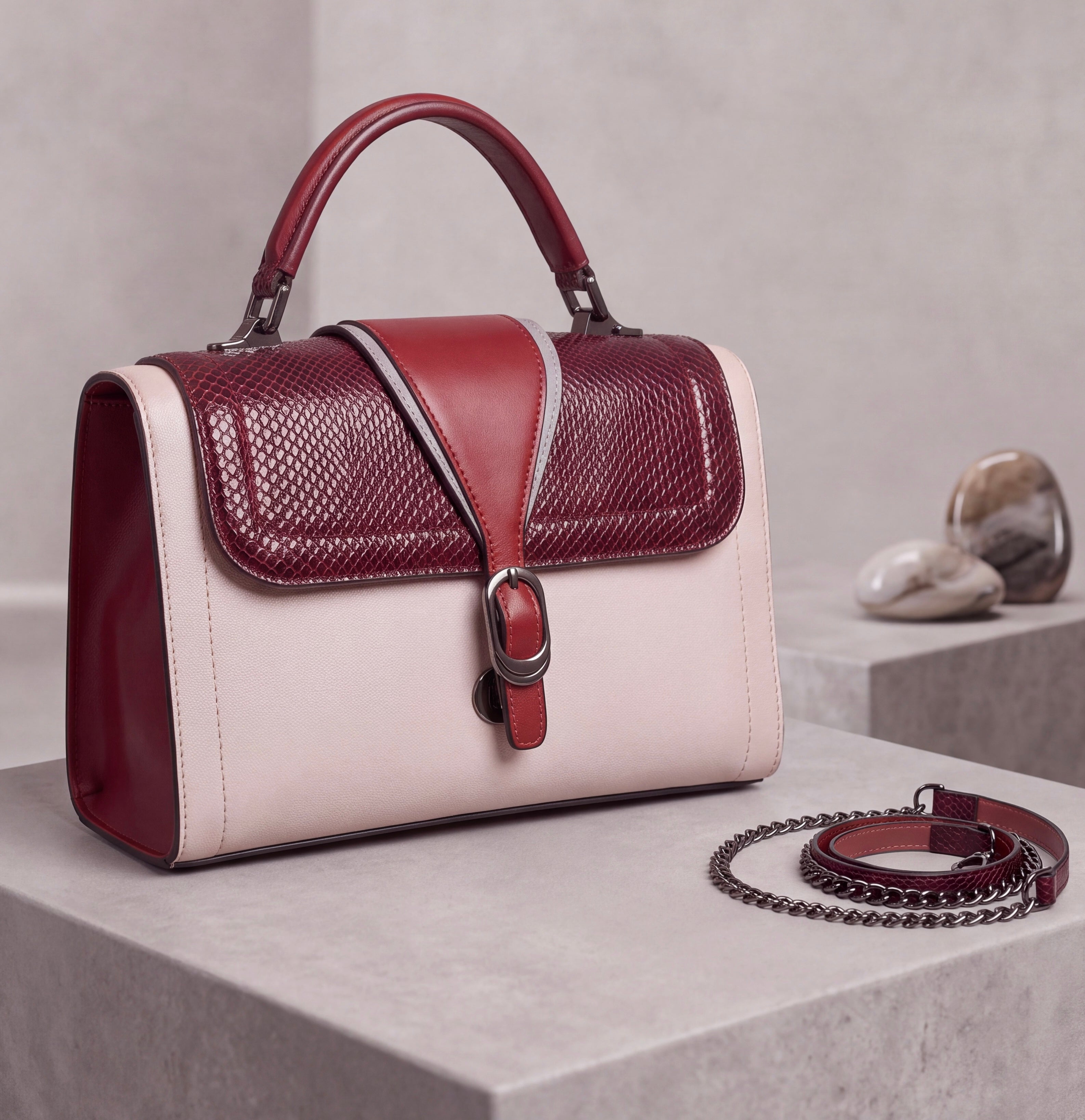 Maroon office bag