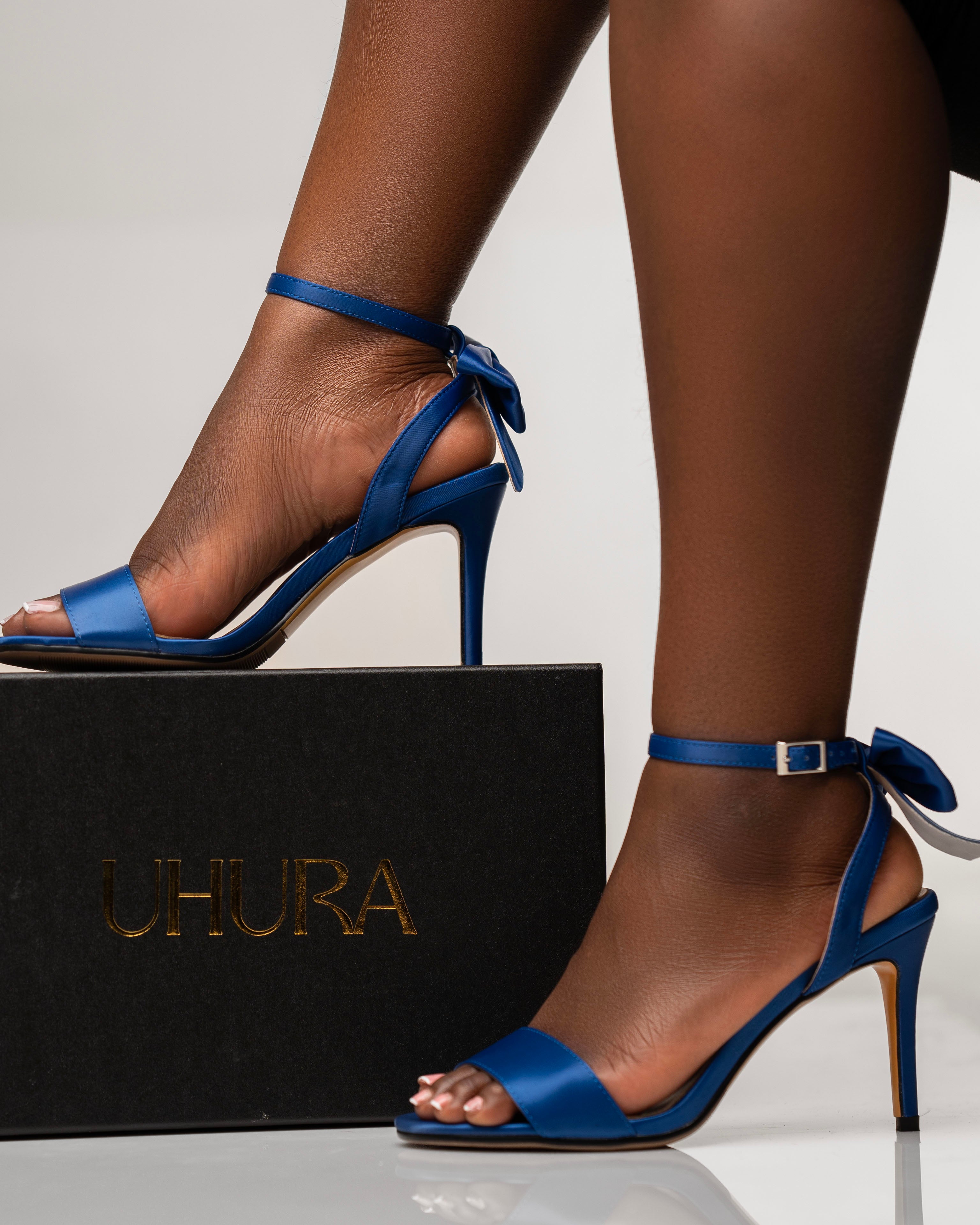 Royal blue sandals